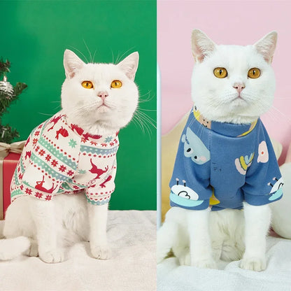 Cute Print Cat Clothes
