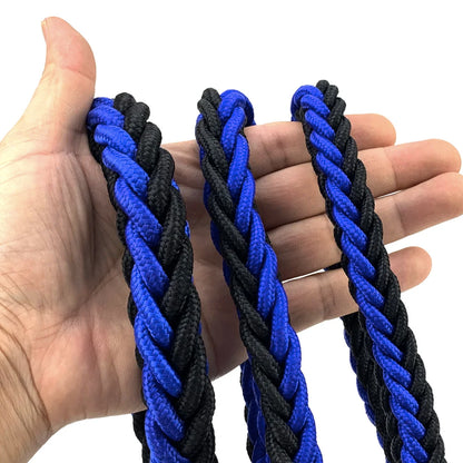 Nylon Braided Dog Collar And Leash Set Traction Rope For Small Medium Large Dog