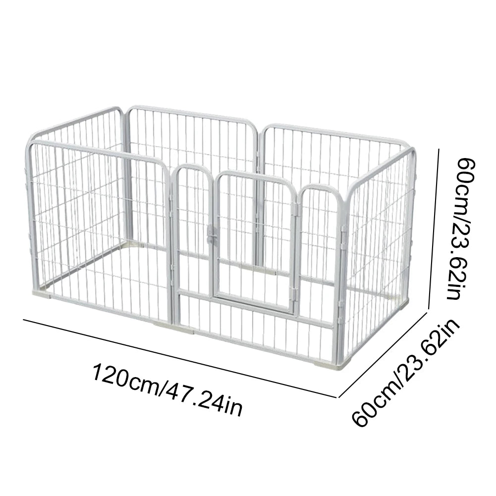 6 Panel Heavy Duty Portable Pet Playpen Indoor / Outdoor