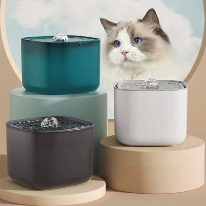 3L Automatic Pet Water Fountain USB Electric Circulating Water Dispenser with Filter for Cats and Dogs