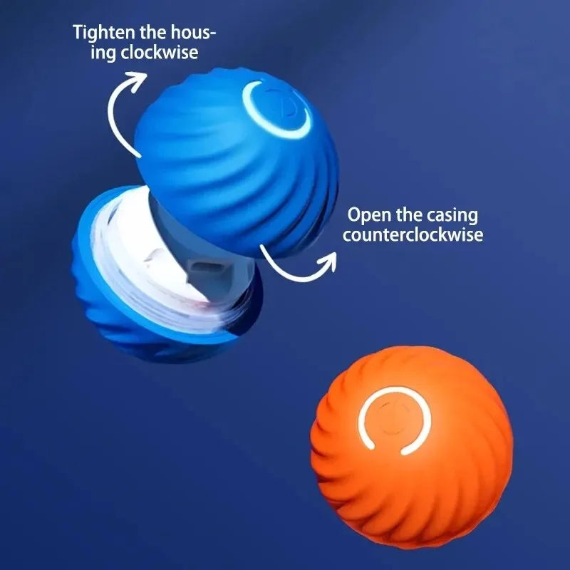 Smart Dog Toy Ball Electronic Interactive Pet Toy Moving Ball USB Automatic