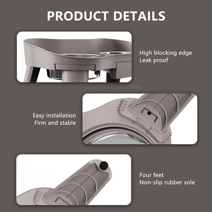 Raised Stand Elevated Dog Feeder Non-Slip and No Spill Design, Suitable for Improve Posture and Comfort