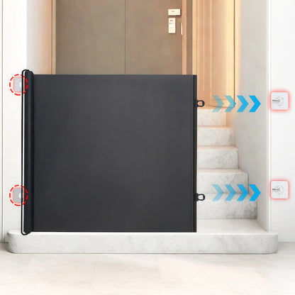 Automatic Retractable Cat Gate Particularly Convenient Training Tool Safety Enclosure Suitable for Puppies