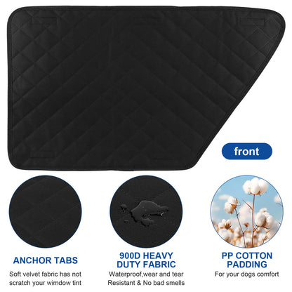 2Pcs Oxford Waterproof Car Door Cover for Dog Anti-Scratch