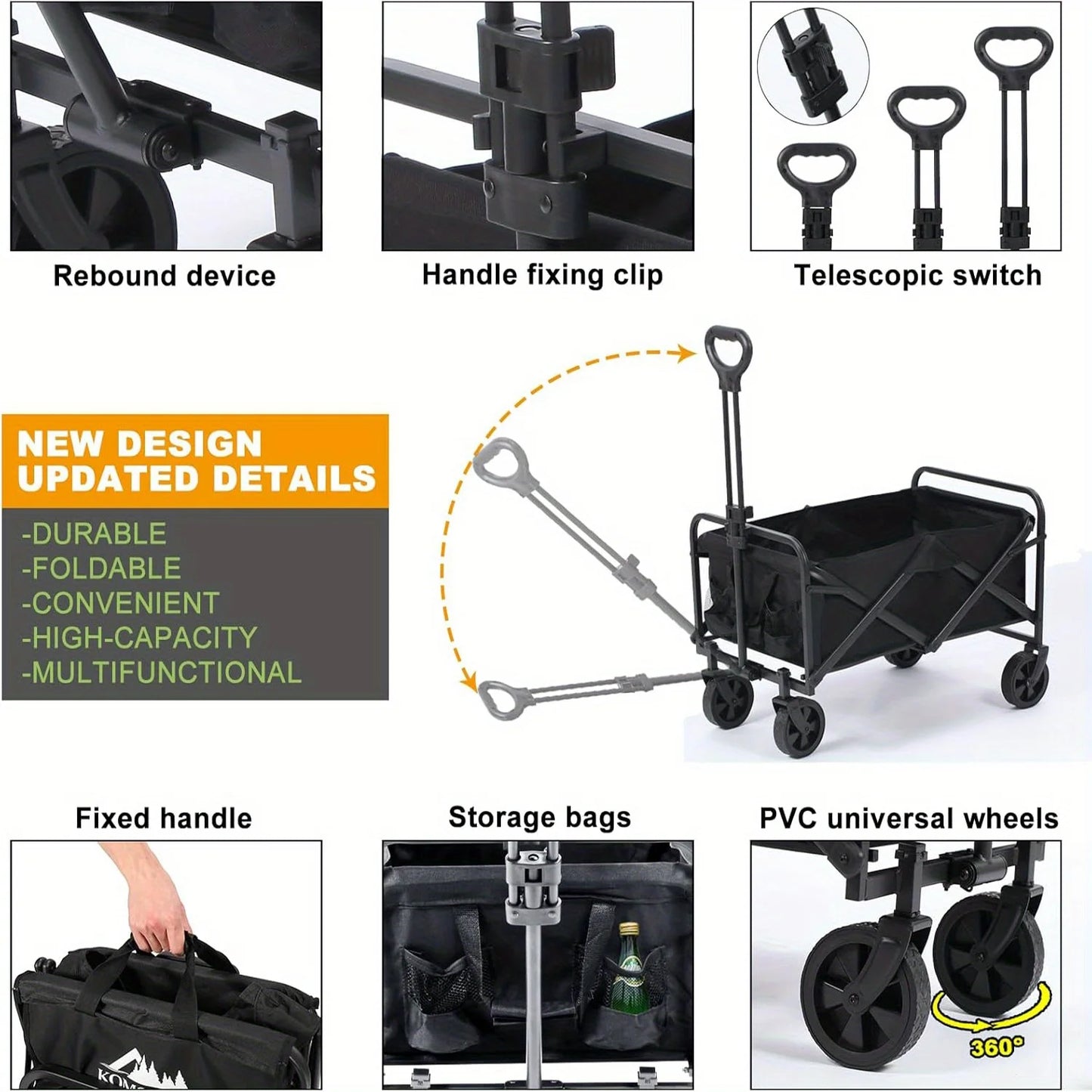 Sturdy Collapsible Folding Cart