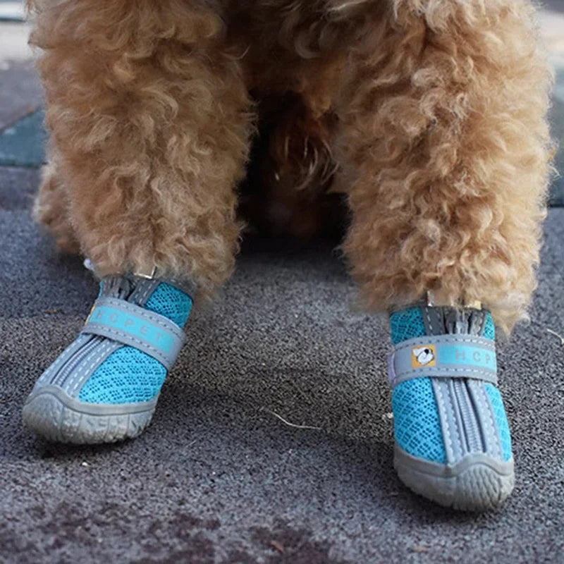 Dog Shoes Non-Slip Soles Thick Plush Protection Shoes Warm, Breathable Climbing Booties