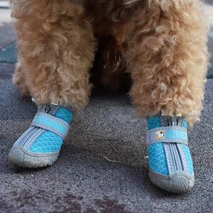 Dog Shoes Non-Slip Soles Thick Plush Protection Shoes Warm, Breathable Climbing Booties
