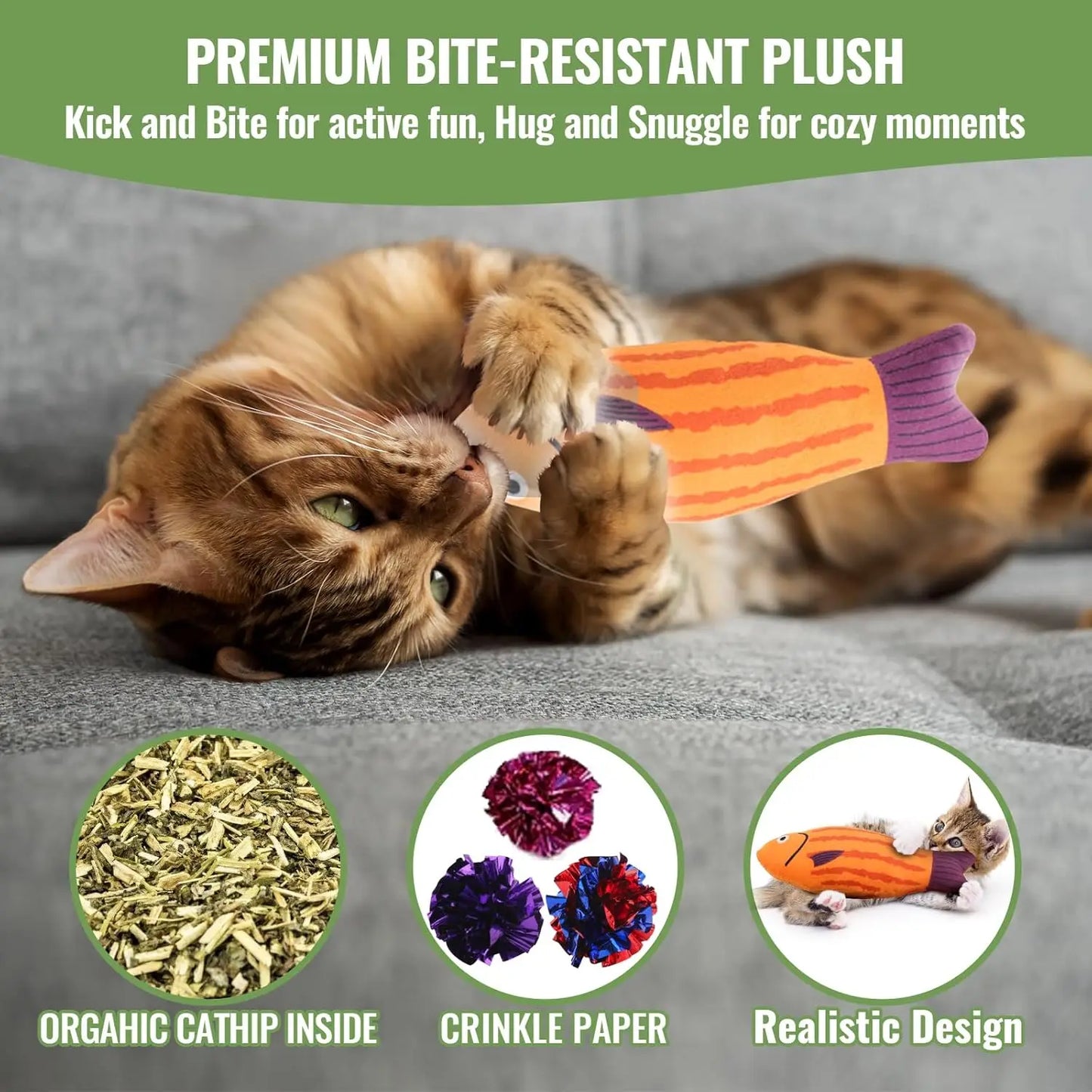 Cat Toys Variety Pack, 20 Pieces