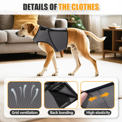 Dog Anxiety Jacket, for Thunder, Skin-Friendly - Keep Pet Calm, Anti Anxiety Vest