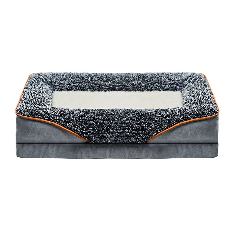 Oversized Dog Bed, Removable & Washable, Comfortable and Soft with Raised Edges,