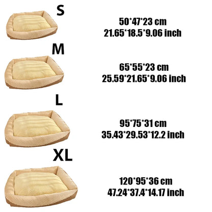 Comfortable and Soft Rectangular Pet Bed,
