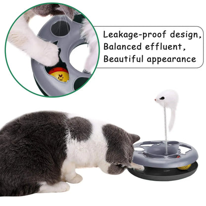Interactive Cat Toy Roller Track