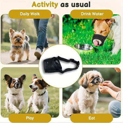 Mesh Muzzle For Short Snout And Small Medium Dogs