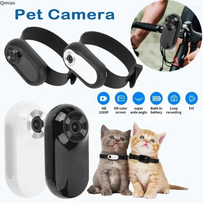 Pet Camera Collar! Camera HD 1080p Detachable Pet Recorder Anti-shake Cat and Dog View