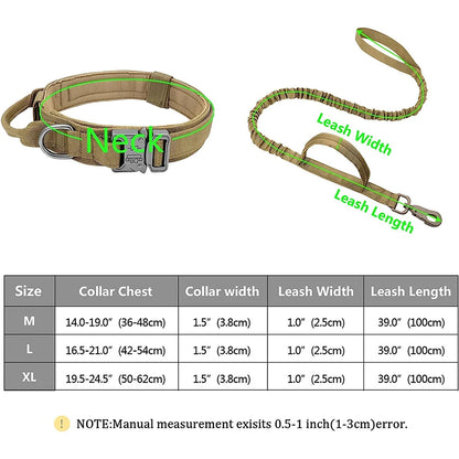 Tactical Dog Leash & Collar