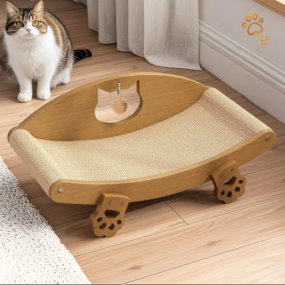 Cat upright recliner, scratch board, claw grinder | Thick, wear-resistant and non shedding