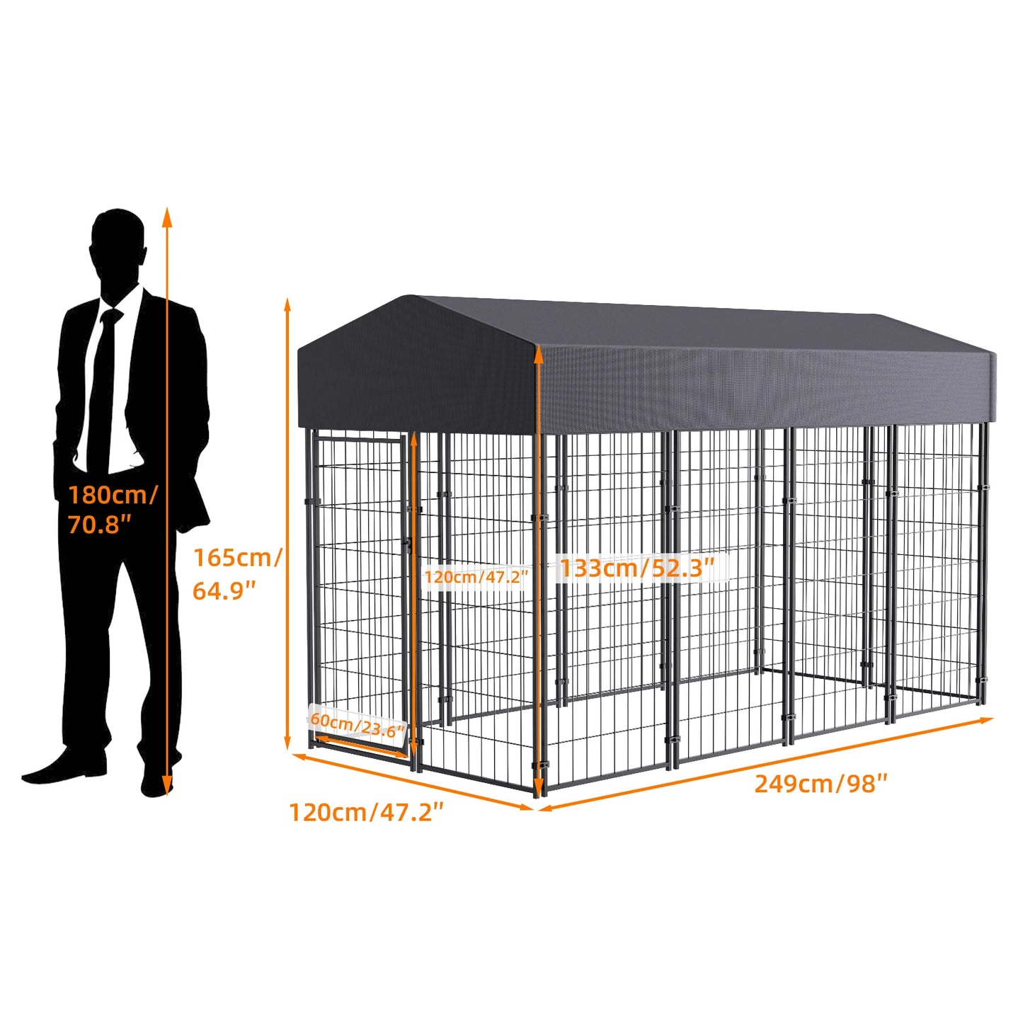 Outdoor Kennels - 3 Sizes