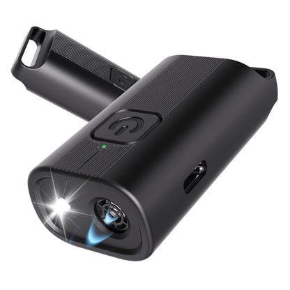 Ultrasonic Dog Bark Deterrent Device Long Range Rechargeable with LED Flashlight