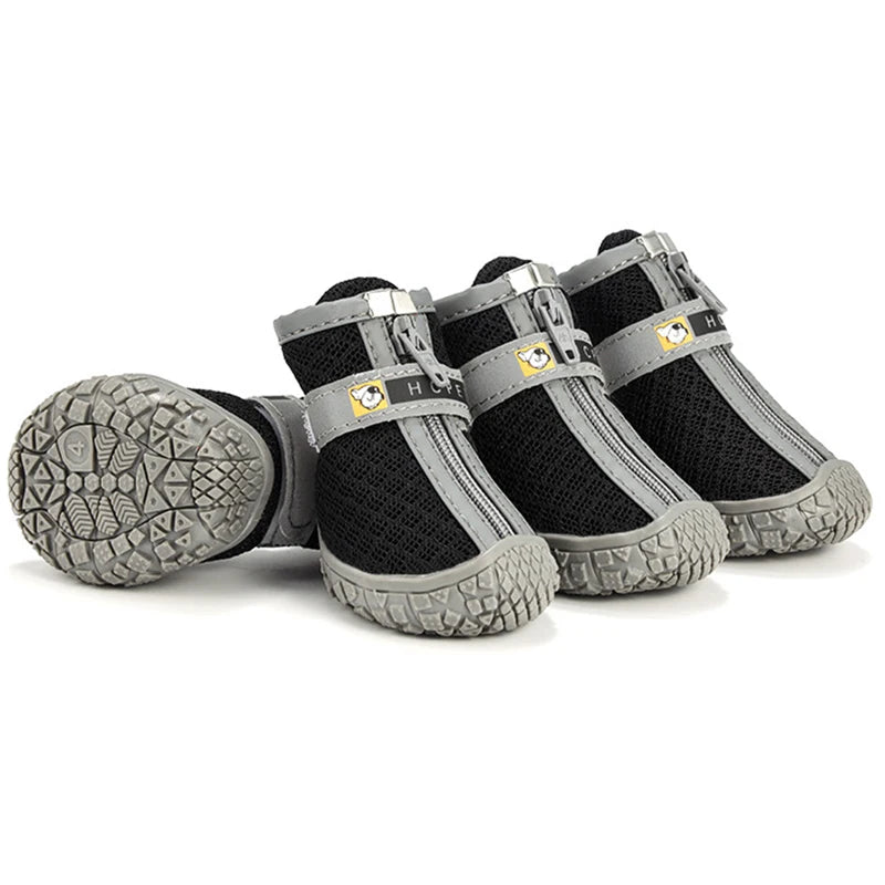 Dog Shoes Non-Slip Soles Thick Plush Protection Shoes Warm, Breathable Climbing Booties