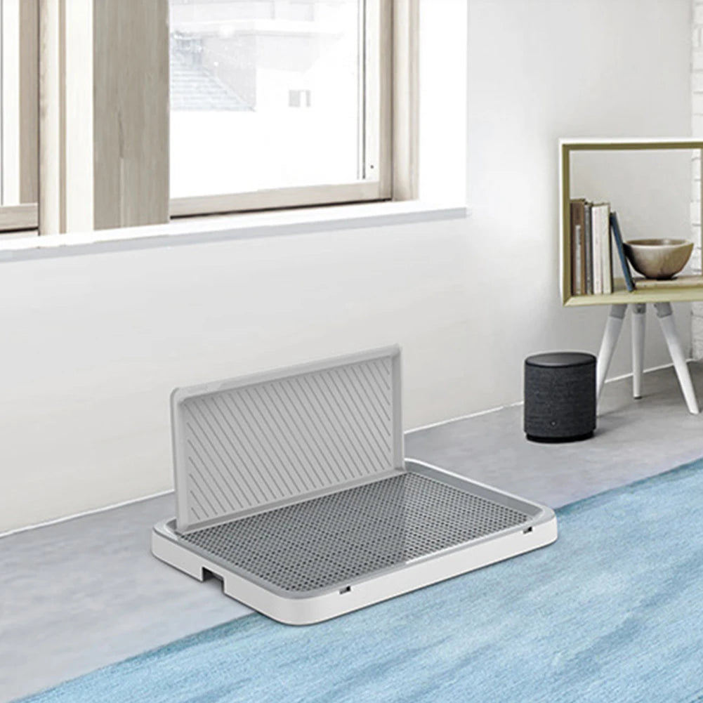 Dog Potty Training Tray with Pee Wall Pan