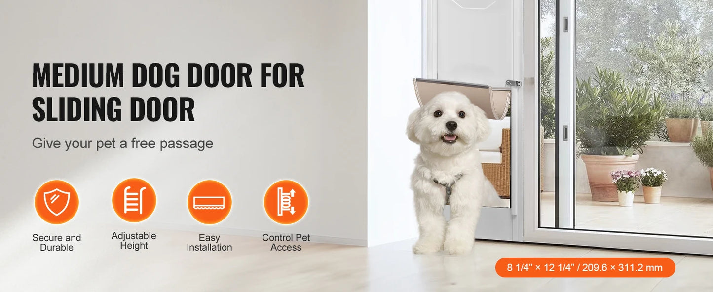 Pet Door Sliding Glass Door 3 Sizes
