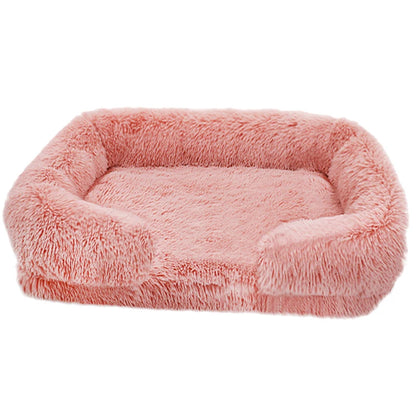 Thick Orthopedic Dog bed for large dogs, easy to remove and wash plush cover