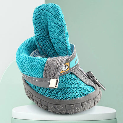 Dog Shoes Non-Slip Soles Thick Plush Protection Shoes Warm, Breathable Climbing Booties