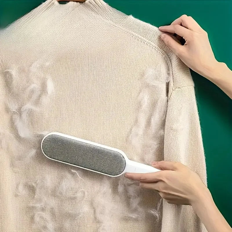 1-Piece Plastic Lint Remover - Durable, Washable Reusable, Good for Clothes/Furniture/Cars