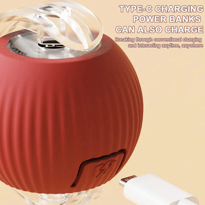 Cat Interactive Ball Toys Automatic Rolling Ball Rechargeable Self Rotating