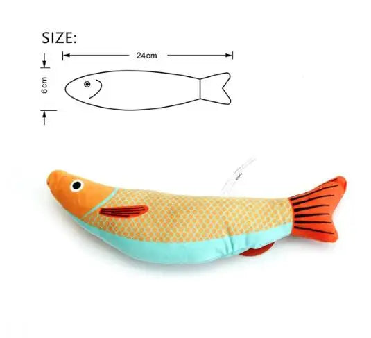Fish Shape Catnip Toy