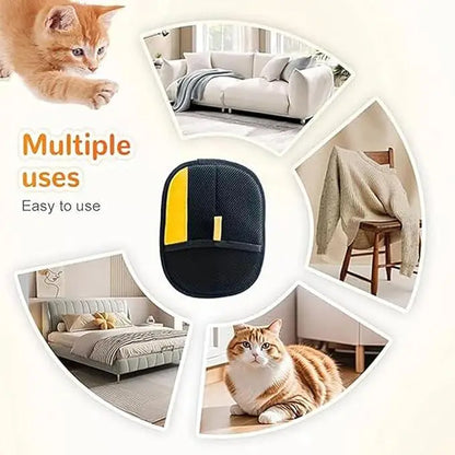 Pet Hair Remover Gloves Electrostatic for Cats and Dogs, Reusable Washable Grooming Glove