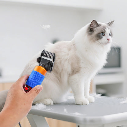 36W Professional Dog Clipper Grooming Kit Adjustable Comb & Detachable Blades Trimmer