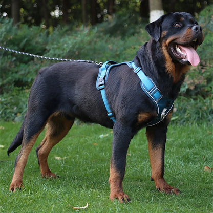 Dog Harness Reflective Medium and Large Dogs Tactical Vest Big 1680D Waterproof Oxford Cloth