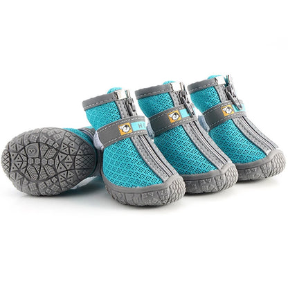 Dog Shoes Non-Slip Soles Thick Plush Protection Shoes Warm, Breathable Climbing Booties