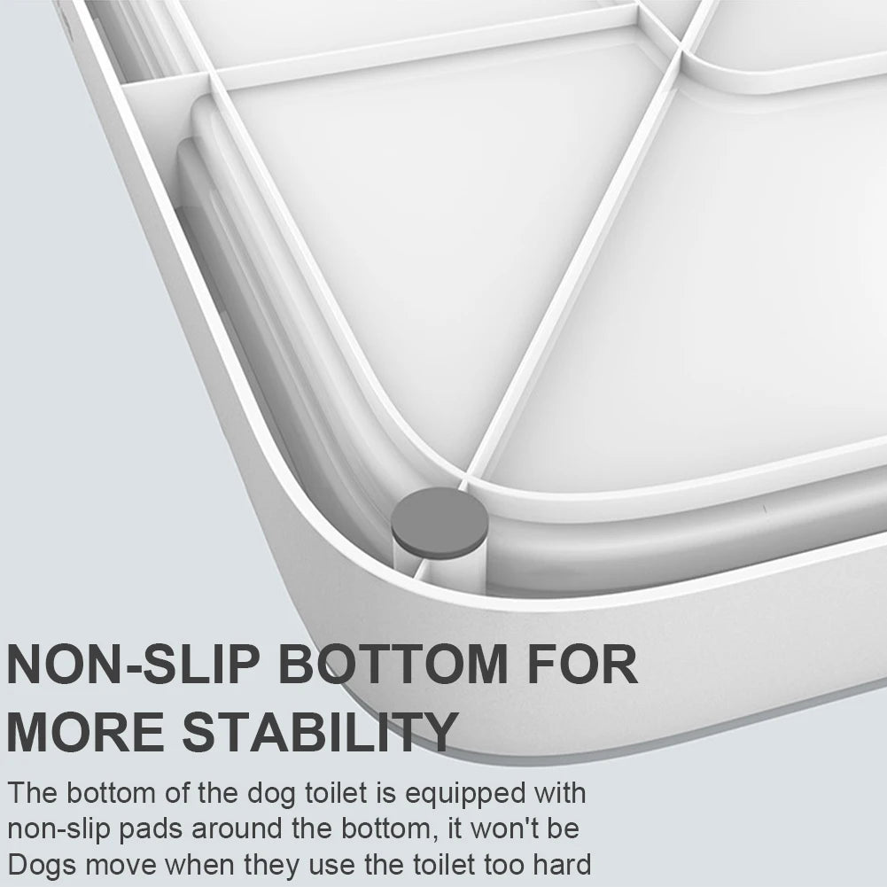 Dog Potty Training Tray with Pee Wall Pan