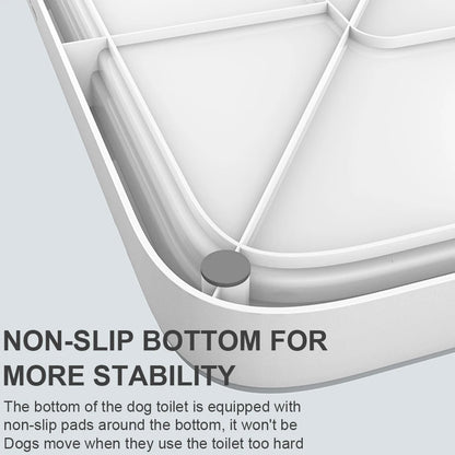 Dog Potty Training Tray with Pee Wall Pan