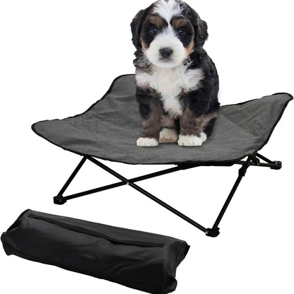 Elevated Dog Portable Cot, Folding, Padded comes with a Carrying Bag Included