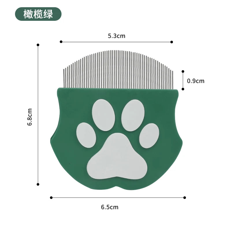 Cat and Dog Face Comb, Tear Stain, Black Chin, Gentle Grooming