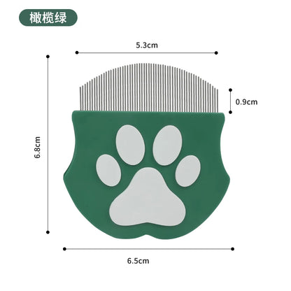 Cat and Dog Face Comb, Tear Stain, Black Chin, Gentle Grooming