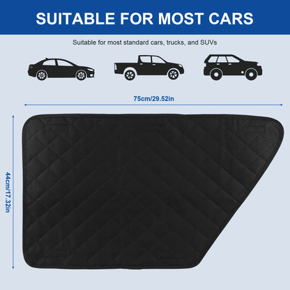 2Pcs Oxford Waterproof Car Door Cover for Dog Anti-Scratch