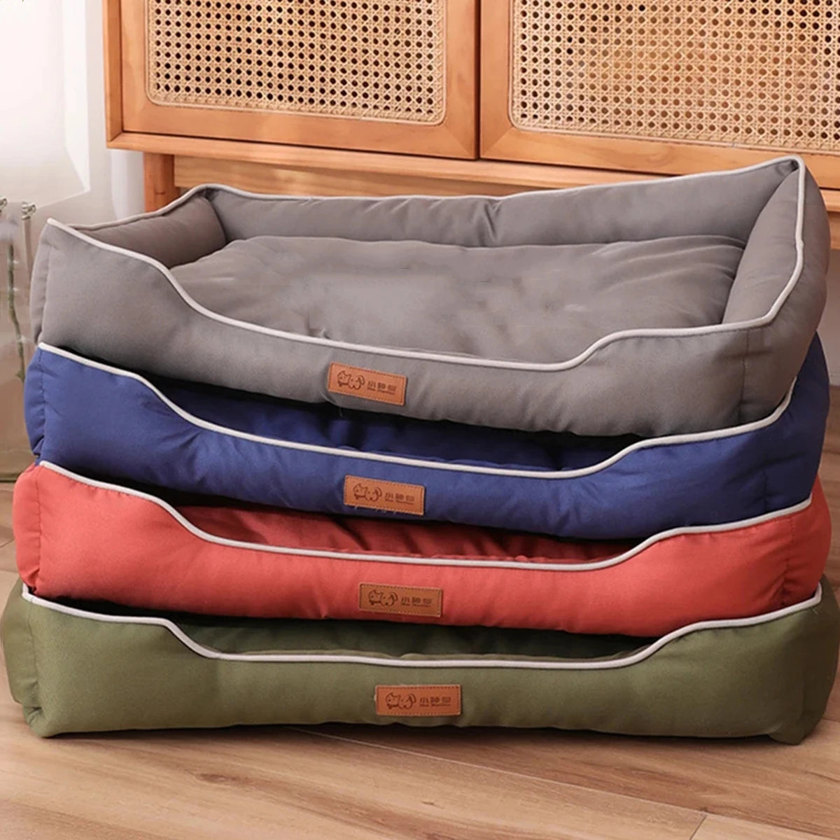 Square Pet Beds 3 Sizes and 7 Colors