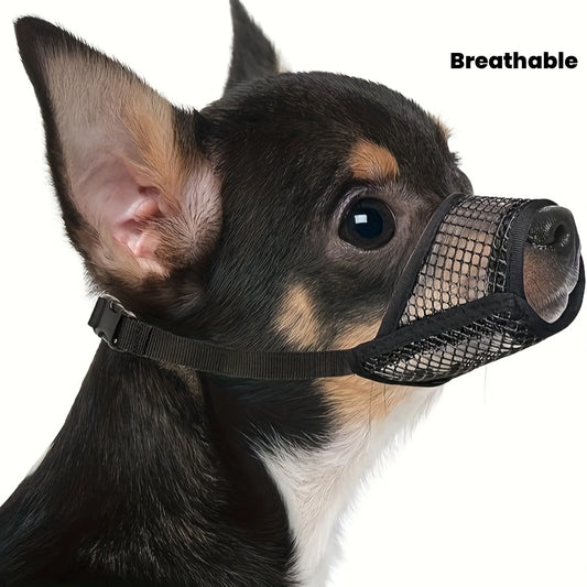 Mesh Muzzle For Short Snout And Small Medium Dogs