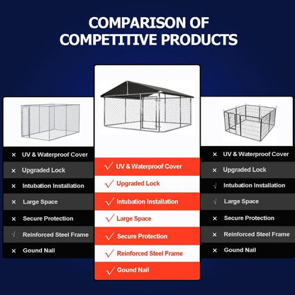 80x 80 Outdoor Dog Enclosure