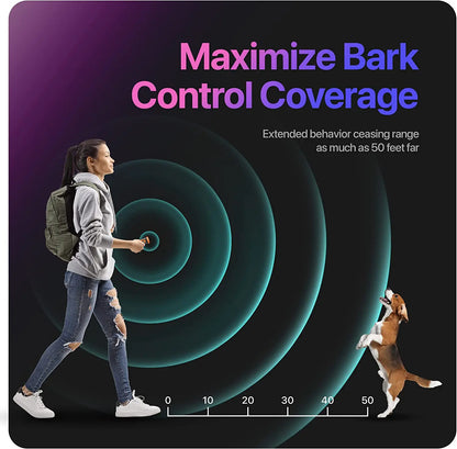 2026 Release Pet Dog Repeller Ultrasonic Dog Training Rechargeable Anti Dog Bark Deterrent Device With LED Flashlight