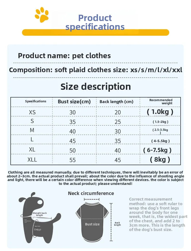 Cute Print Cat Clothes