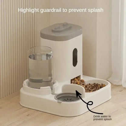 Automatic Feeder Dog or Cat With Water Fountain Large Capacity Storage Dispenser