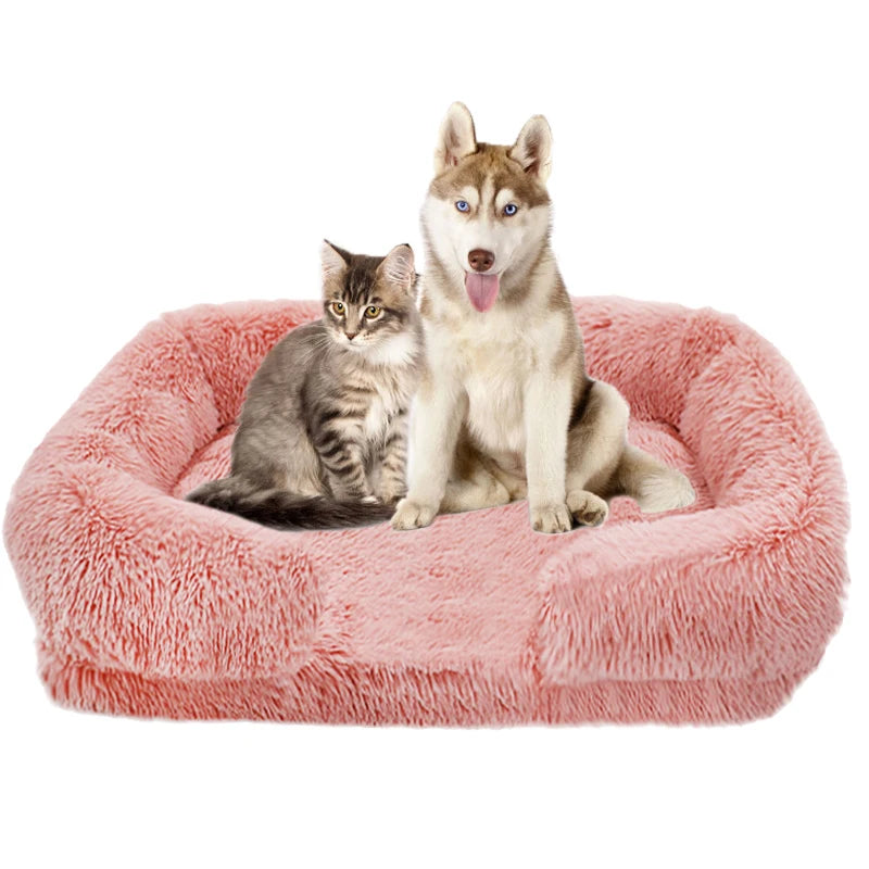 Thick Orthopedic Dog bed for large dogs, easy to remove and wash plush cover