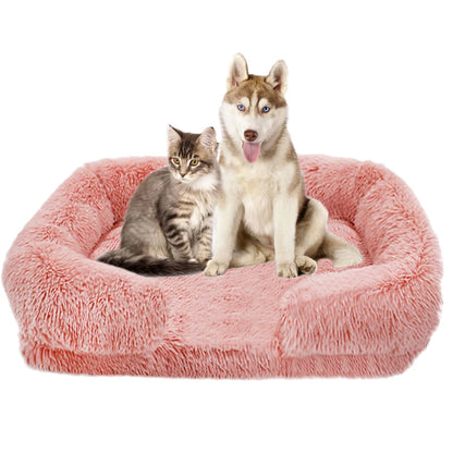 Thick Orthopedic Dog bed for large dogs, easy to remove and wash plush cover