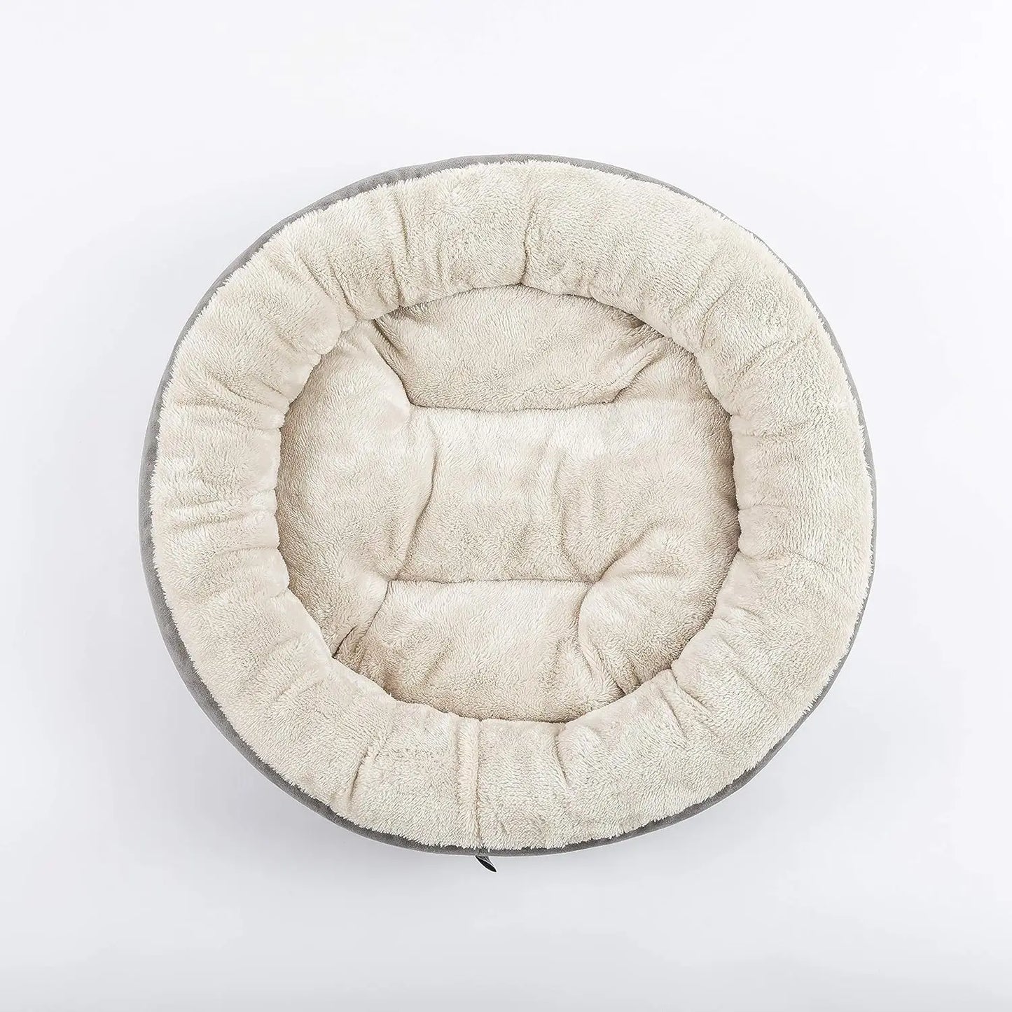 Round Donut Cat and Dog Cushion Bed
