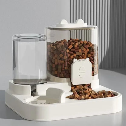 Automatic Feeder Dog or Cat With Water Fountain Large Capacity Storage Dispenser